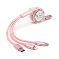 thumbnail image 1 of YSTINNG Multi USB Charger Cable Retractable 3 in 1 Multiple Charging Cord Adapter USB Charging Cable B311-2347, 1 of 4