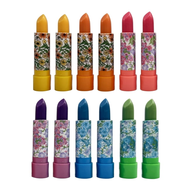 Lápiz labial Aloe Mood, 12 lápices labiales mágicos surtidos que cambian de color