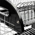 thumbnail image 6 of Dish Drying Rack and Drain Board Set with Removable Utensil Holder 6 Cup Hangers for Kitchen Counter, 6 of 7