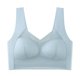 thumbnail image 1 of Mujeres Color Sólido Cuatro Filas Ajustable Inalámbrico Sujetador Levantamiento Reunión Plegable Diseño Sagging, Ropa Interior Y Sujetadores de las Mujeres Confort Diario, 1 of 6