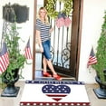 thumbnail image 5 of dajkiuy Patriotic Entrance Door Mat,4th of JulyDoormat,American Flag Non-Slip Carpet Rugs Decorative for Home/Indoor/Outdoor 20" x 31.5", 5 of 6
