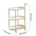 thumbnail image 3 of XGFHYJEH Bathroom Storage Shelf, Standing Small Storage Racks And Shelves, Desktop Storage Rack, Multi Layer Storage Shelving, Space Saving Floor Organizer for Bathroom Bedroom Kitchen, 3 of 6