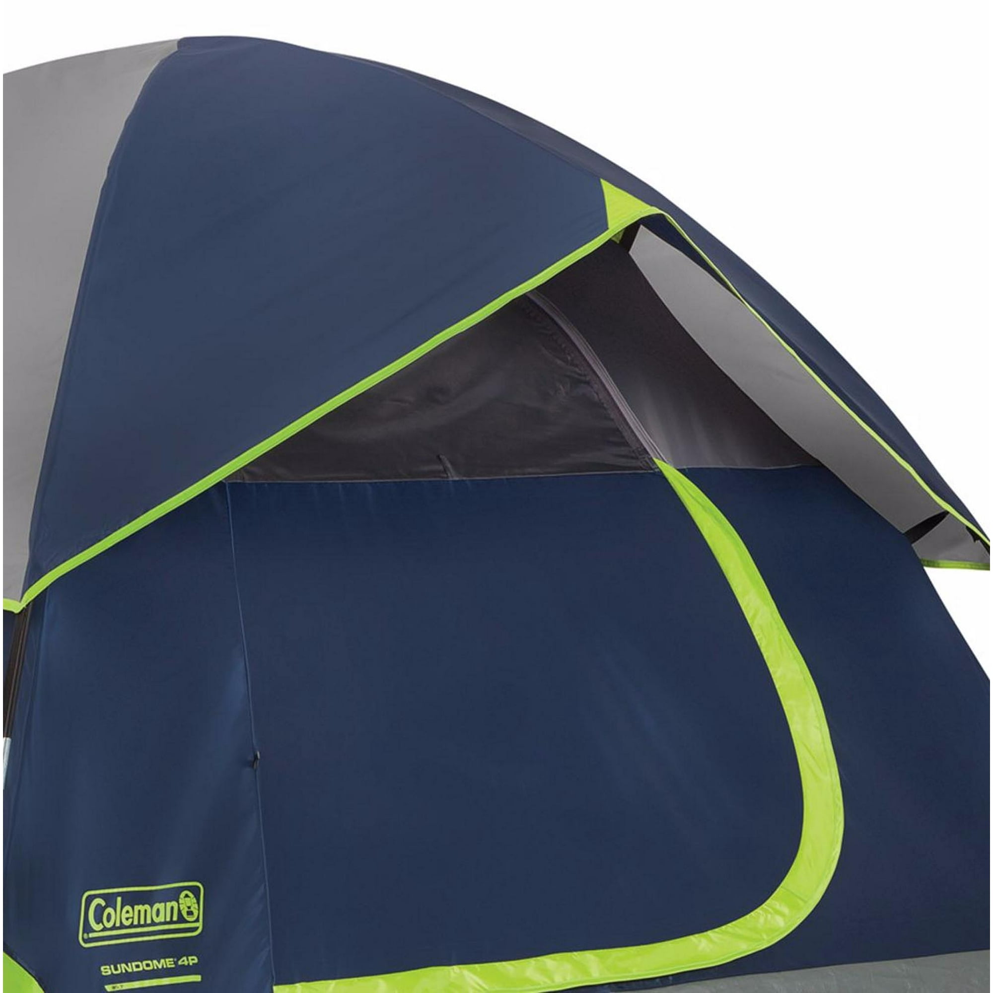 Coleman Sundome 4 Person Outdoor Hiking Camping Tent w