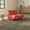 Tangerian Red, variant on Mofit Home TOGO Chair-Suede Armless Bean Bag Chair & Lounger -Light Grey