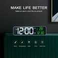 Battery Operated Atomic Clock with Auto , Digital Wall Clock/Digital