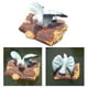 thumbnail image 3 of Estatua de flotante de resina libre jardín Patio estanque pecera escultura de gaviota pintada en estacas escritorio, 3 of 9