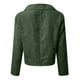 thumbnail image 4 of Chaqueta corta con cremallera frontal abierta de manga larga para mujer a la moda Fridja BV0+1830, 4 of 8