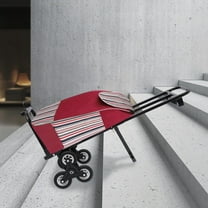 DENEST 460lbs Capacity Portable Stair Climber Hand Truck Folding Trolley with 6 Wheels