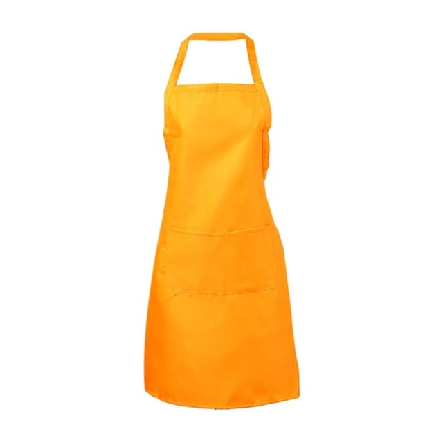 Less Than 5 Apron Sleeve Cooking Kitchen Apron with Pocket Check Chef Apron Dress for Women Men Adults for Baking Restaurant Tool