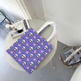thumbnail image 7 of DouZhe Reusable Grocery Bags, Cute Hearts Love Panda Lightweight Polyester Canvas Cloth Tote Bag for Travle Gym Shopping School, 15" x 16", 7 of 7