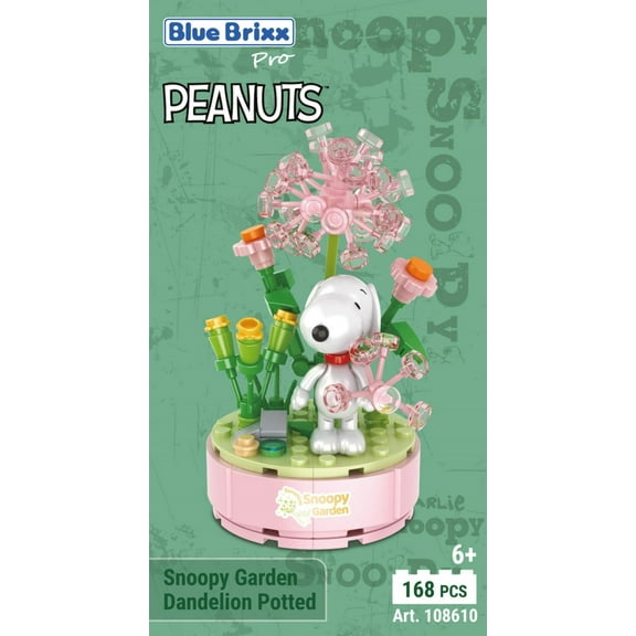 Bluebrixx Snoopy Garden Dandelion Potted Set 108610
