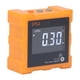 thumbnail image 1 of Buscador de ángulos IP54 Pantalla digital LCD de 4 x 90° Inclinómetro de ángulo magnético fuerte de 4 lados 360° 1300 mAh Naranja, 1 of 12