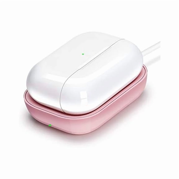 FU1999for Airpods Pro Charger, Wireless Charger for AirPods 4 (Active Noise Cancellation)/3rd/AirPods Pro 2nd/Airpods Pro/Airpods, Wireless Charging Station for Airpods and Airpods Pro, Pink