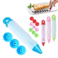 thumbnail image 4 of 5Pcs/Set Silicone Food Writing Pen, Chocolate Decorating tools Cake Mold Cream cup, cookie Icing Piping Pastry Nozzles kitchen accessories with 4x Pastry Nozzles, 4 of 8