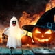 thumbnail image 4 of Luces decorativas de Halloween, cadena de luces con forma de calavera y globo ocular de calabaza, fantasma, murciélago, araña, Calavera, novedad de 2024, 4 of 6