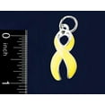 thumbnail image 2 of Spina Bifida Yellow Ribbon Awareness Charm, 2 of 2