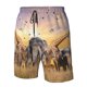 thumbnail image 4 of Fotbe Vintage Wildlife Protection Trajes de Baño Estampados para Hombre, Shorts de Verano de Secado Rápido, Ropa de Playa, Bañadores-3X-Large, 4 of 6