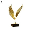thumbnail image 2 of Aile d'Oiseau Statue en Résine Sculpture Jardin Bureau Décoration de Bureau, 2 of 8