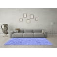 thumbnail image 3 of Ahgly Company Indoor Rectangle Abstract Blue Modern Area Rugs, 2' x 3', 3 of 4