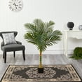 thumbnail image 3 of Nearly Natural 4ft. Single Stalk Golden Cane Artificial Palm Tree, 3 of 4