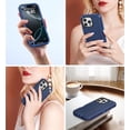 thumbnail image 5 of iPhone 16 Pro Case Cover 3 Layer Rugged / Heavy Duty / Shockproof 6.3" Navy, 5 of 6