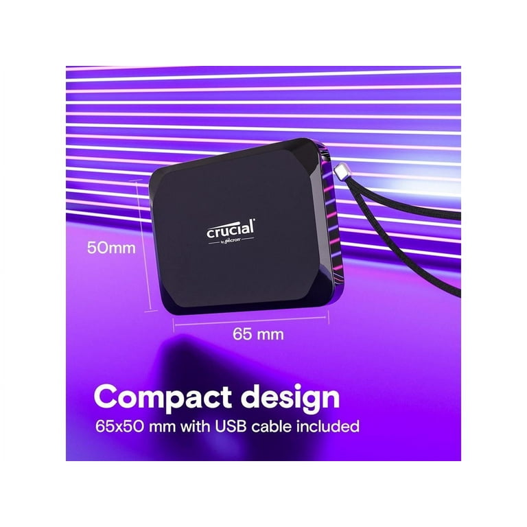 Crucial X9 4TB Portable SSD, External Hard Disk Drive, Up to Crucial X9 4TB Portable SSD, External Hard Disk Drive, Up to