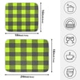 thumbnail image 4 of Heart Raspberry Flower Drying Dish Mat Quick Drying Absorbent Soft Durable for Kitchen 16" x 18", 4 of 10