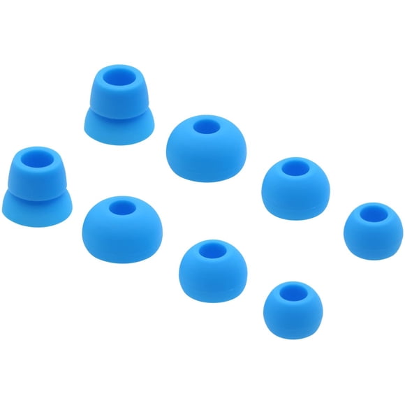 ALXCD Ear Tips for Powerbeats 3 Wireless Headphone, SML 3 Sizes 3 Pair Silicone Replacement Earbud Tips & 1 Pair Double