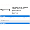 thumbnail image 2 of Front Stabilizer Bar Link - Compatible with 2003 - 2010 Pontiac Vibe 2004 2005 2006 2007 2008 2009, 2 of 2