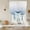 Navy Blue, variant on Orange Ombre Tie Up Curtains 45 Inches Long, Kitchen Window Curtains Over Sink, Aesthetics Contemporary Luxury Abstract Art Small Window Curtains Balloon Curtains Valances for Bedroom/Cafe 34"x45"