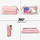 thumbnail image 3 of Bolsa para teléfono celular Tarjetero de cuero Cartera para mujer Bloqueo Rfid Pantalla táctil Bolsa para teléfono Bolsos cruzados Bolso de hombro para compras de viaje Rojo Verde Cocina, Decoración y Otros, 3 of 5