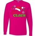 thumbnail image 3 of Inktastic Mimi Claus with Christmas Santa Hat and Snowflakes Long Sleeve T-Shirt, 3 of 5