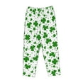 thumbnail image 4 of Sigee St Patrick's Day4 Print Women's Soft Pajama Pants - Breathable and Comfortable Lounge Sleep Bottoms with Elastic Waistband and Pockets-XX-Large, 4 of 9