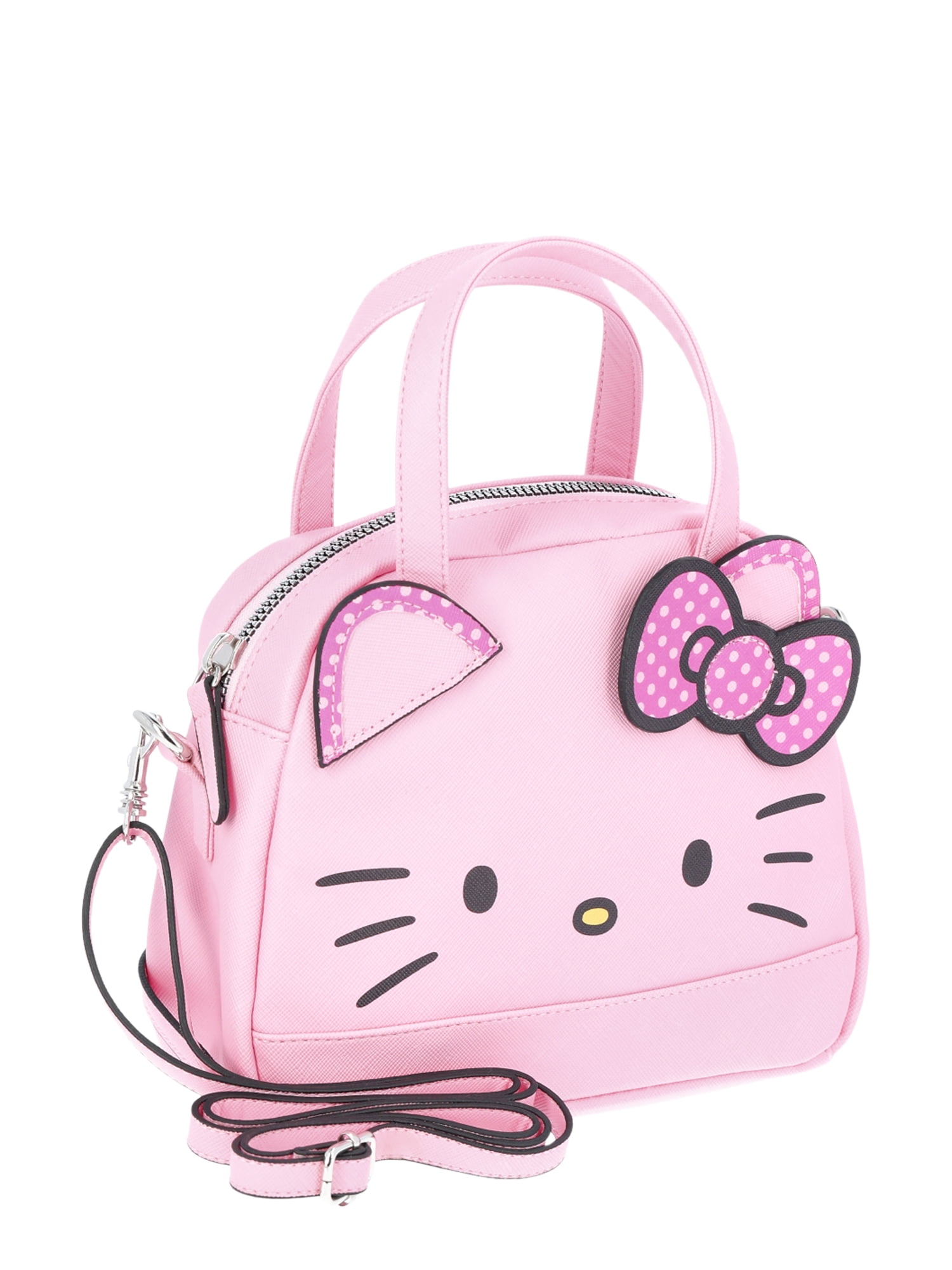 Hello Kitty Girls Mini Satchel Crossbody Bag, Pink