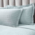 thumbnail image 5 of BNM Diamond Matelasse Cotton Bedspread Set, Full, Sky Blue, 5 of 7