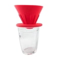 thumbnail image 3 of Cône de Café en Silicone, Support de Filtre à Café Réutilisable pour Usage Intérieur et Extérieur, Rouge, 3 of 8