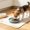Green, variant on Round Pet Food Plate Snack Dish for Cats Dogs, Shallow Wide Cat Feeding Bowl, Easy Clean Plastic Pet Dish for Dry Wet Food Treats, Stackable Feeding Bowl for Small Medium Pets Kittens