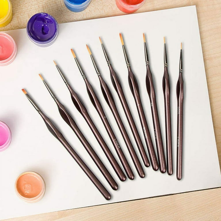 A-detail Paint Brush Set,15pcs Miniature Painting Brushes Kit,professional  Mini Fine Paint Brushes Se