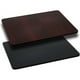 Photo 1 of DAMAGED Flash Furniture 24'' x 30'' Rectangular Table Top with Black or Mahogany Reversible Laminate Top
**CRACKED ON TOP**