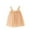 Dresses-A217Brown, variant on Toddler Girls Tulle Sundress Ruffle Sleeve Layered Mesh Tutu Dress Lightweight Flowy Frock for Summer Wedding Flower Girl Beach Outfits