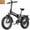 Black, variant on VARUN 20"Folding Electric Bike for Adults,Ebike with 750W Peak Motor,48V 624Wh Removable Battery,25 mph,up to 62 miles Range,7-Speed Gears,LCD Display