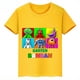 thumbnail image 4 of Camiseta de algodón con estampado de dibujos animados para niños y niñas de Garten of Banban, 4 of 5