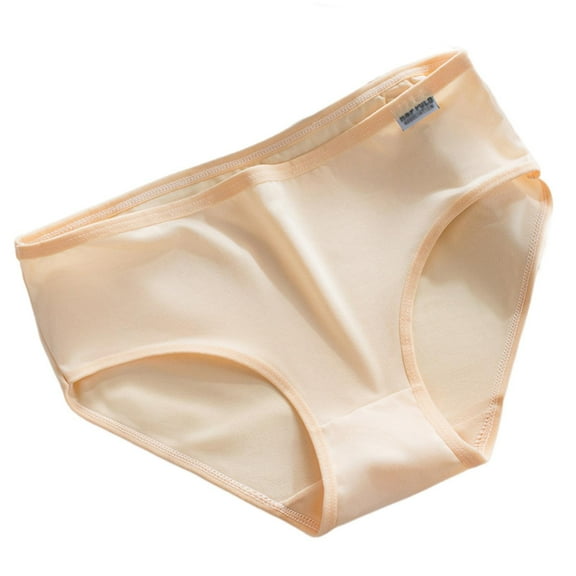 Women Underpants Lace Solid Color Breathable Mid Waist Soft Anti-septic Cotton Elastic Candy Color Lady Panties Inner Wear Clothes