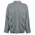 thumbnail image 3 of HUITKMM Chandails pour Femmes Chandails pour Femmes Automne et Hiver Nouveaux Amples Demi-Col Roulé Tricots Hauts, 3 of 4