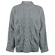 thumbnail image 2 of Gibobby Suéter de invierno para mujer, Suéter de cuello redondo para mujer, casual, manga larga, color sólido, punto grueso, suéter suave(Gris,G), 2 of 5