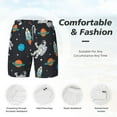 thumbnail image 5 of Balery Space Mens Swim Trunks Swim Shorts for Men Quick Dry Inseam Beach Shorts with Compression Liner Pocket-Large, 5 of 9