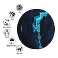 thumbnail image 5 of Easygdp Blue Marble And Gold Automobile Tire Dust Cover, 14-17in Spare Tire Cover Universal Fit for Trailer, Car, Truck, SUV, Jeep - 17 inch, 5 of 9