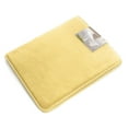 thumbnail image 4 of Clara Clark Bath Mat Bathroom Rug - Absorbent Memory Foam Bath Rugs - Non-Slip, Thick, Cozy Velvet Feel Microfiber Bathrug, Plush Shower, Toilet- Floor Bathmats Carpet - Gold - Large Size 20"x32", 4 of 5