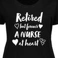 thumbnail image 4 of Inktastic Retired but Forever a Nurse at Heart Women's Plus Size T-Shirt, 4 of 5