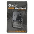 thumbnail image 1 of Niche Rear Brake Pad Set for Kawasaki Ninja ZX12R Semi-Metallic Motorcycle 519-KPA2431D, 1 of 5